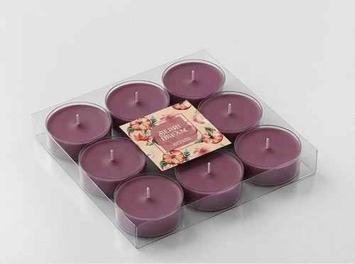 Steinhart Scented Tea Light Candle Collection – 9-Pack (4-Hour Burn, 38mm)