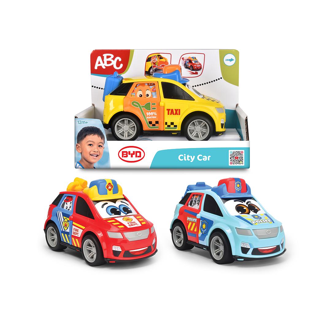 Dickie ABC BYD City Car 14.5cm, RED