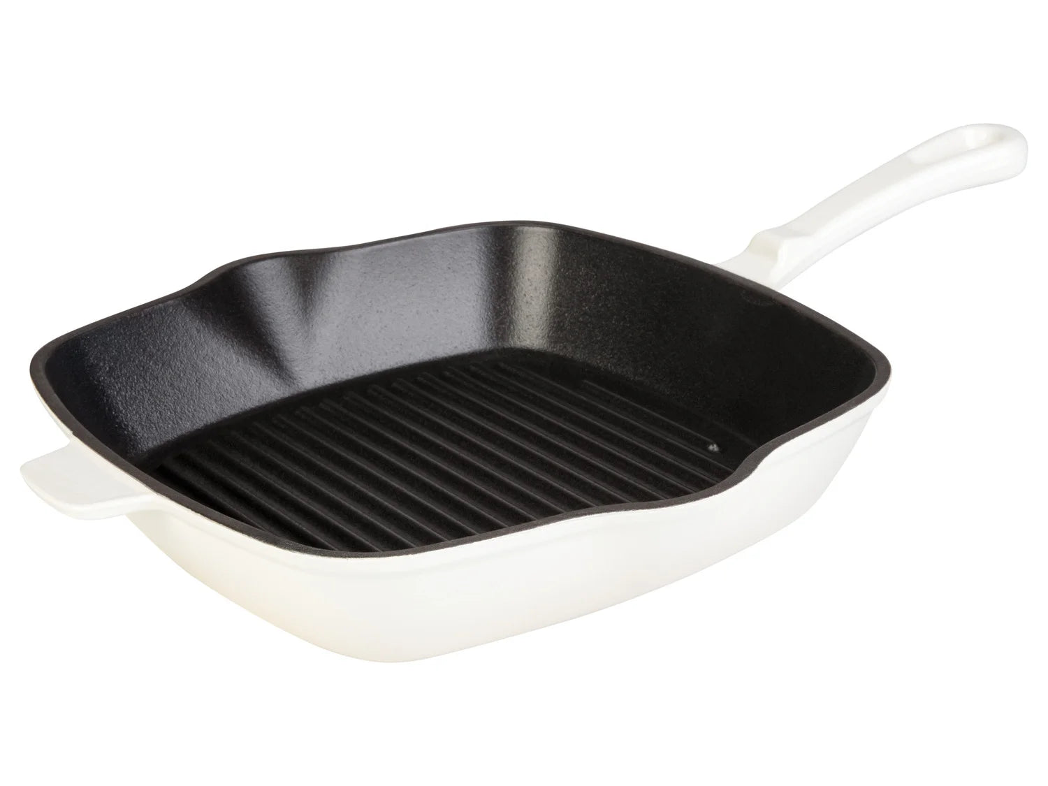 SILVERCREST® Cast iron grill pan, 24 cm - BEIGE