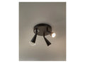 LIVARNO home LED ceiling lamp, 3-bulb (black/round)