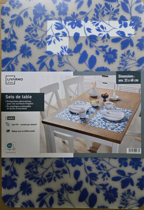 Placemats, decorative protection for delicate surfaces