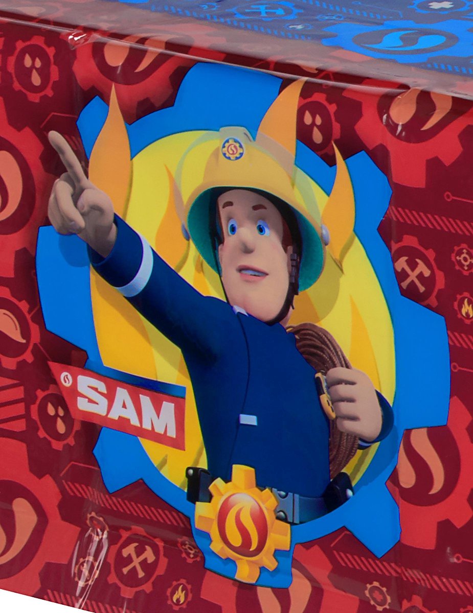 Amscan 9902178 - Fireman Sam Party Plastic Table Cover - 1.8m x 1.2m