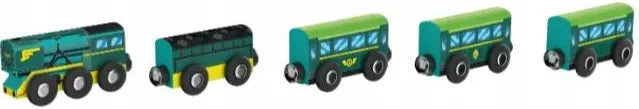 Playtive Wooden Passenger Train - Magnetic