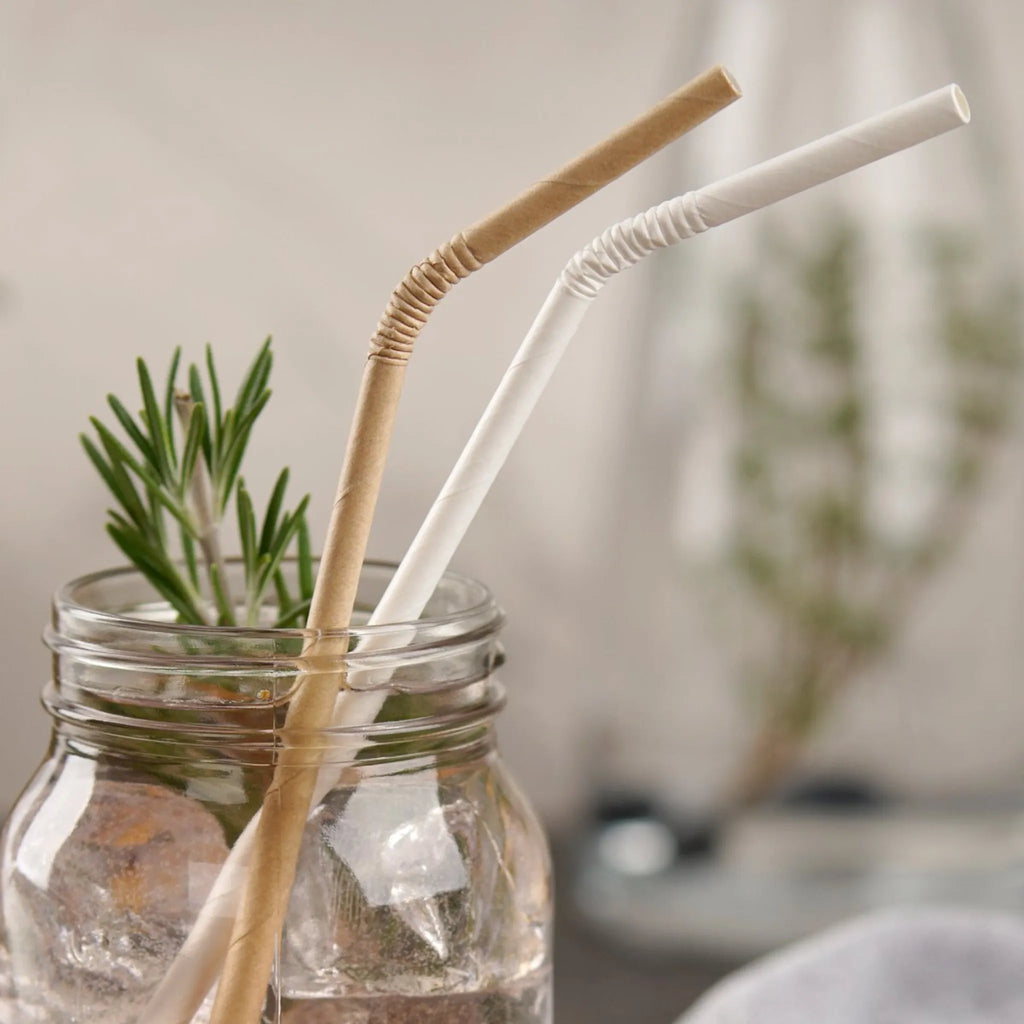 Fackelmann foldable paper drinking straws, Ø 6 mm (40 pieces)