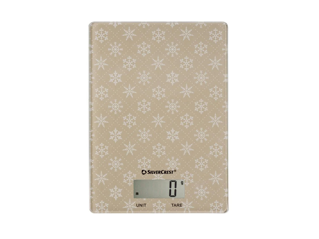 SILVERCREST® Digital kitchen scale - Snow pattern