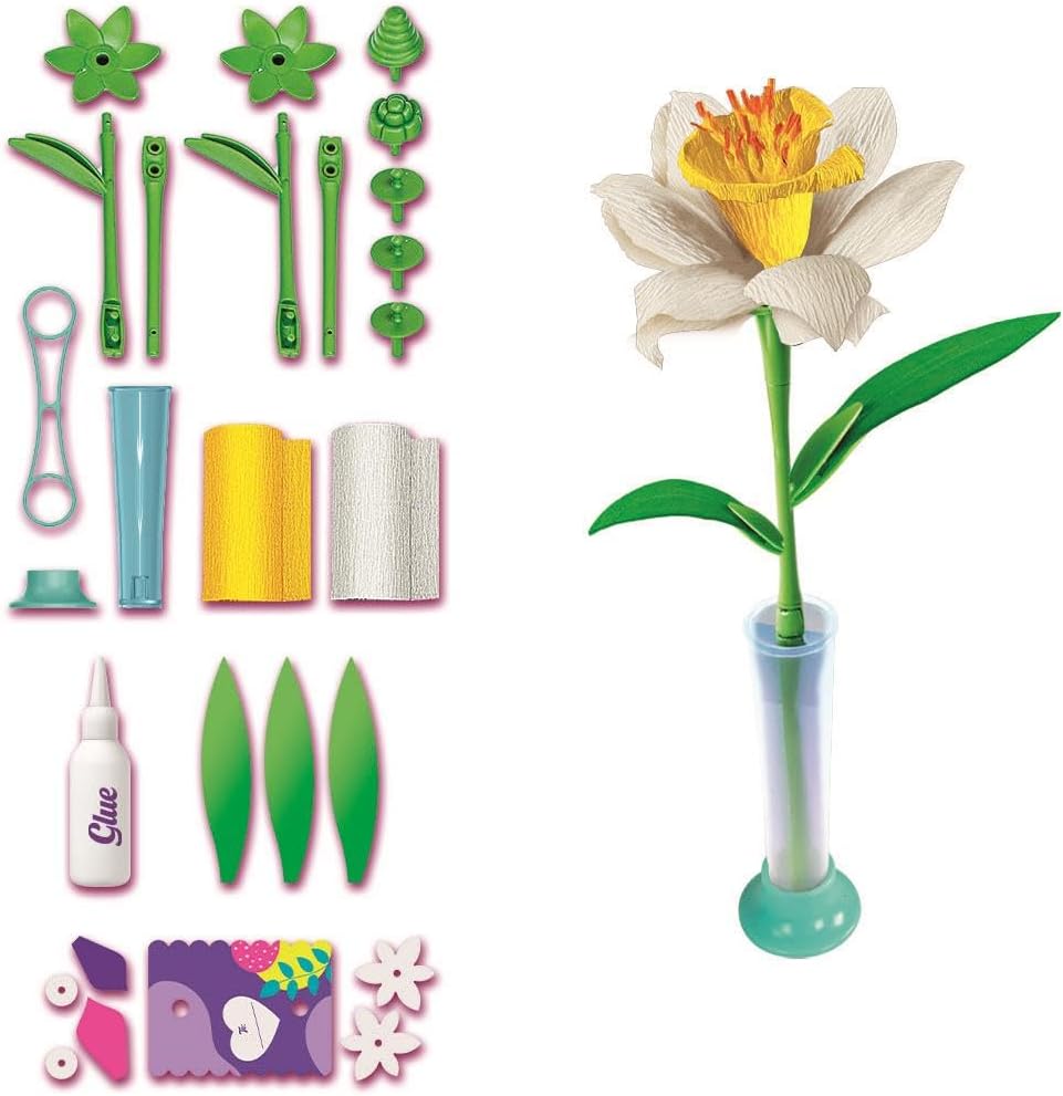Clementoni - Idea Create Your Flower Kit - Daffodil