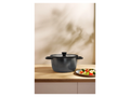 SILVERCREST® Cast aluminum saucepan, Ø 24 cm - BLACK