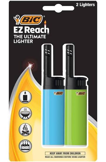 BIC® EZ REACH™ Lighter (set of 2 random colors)