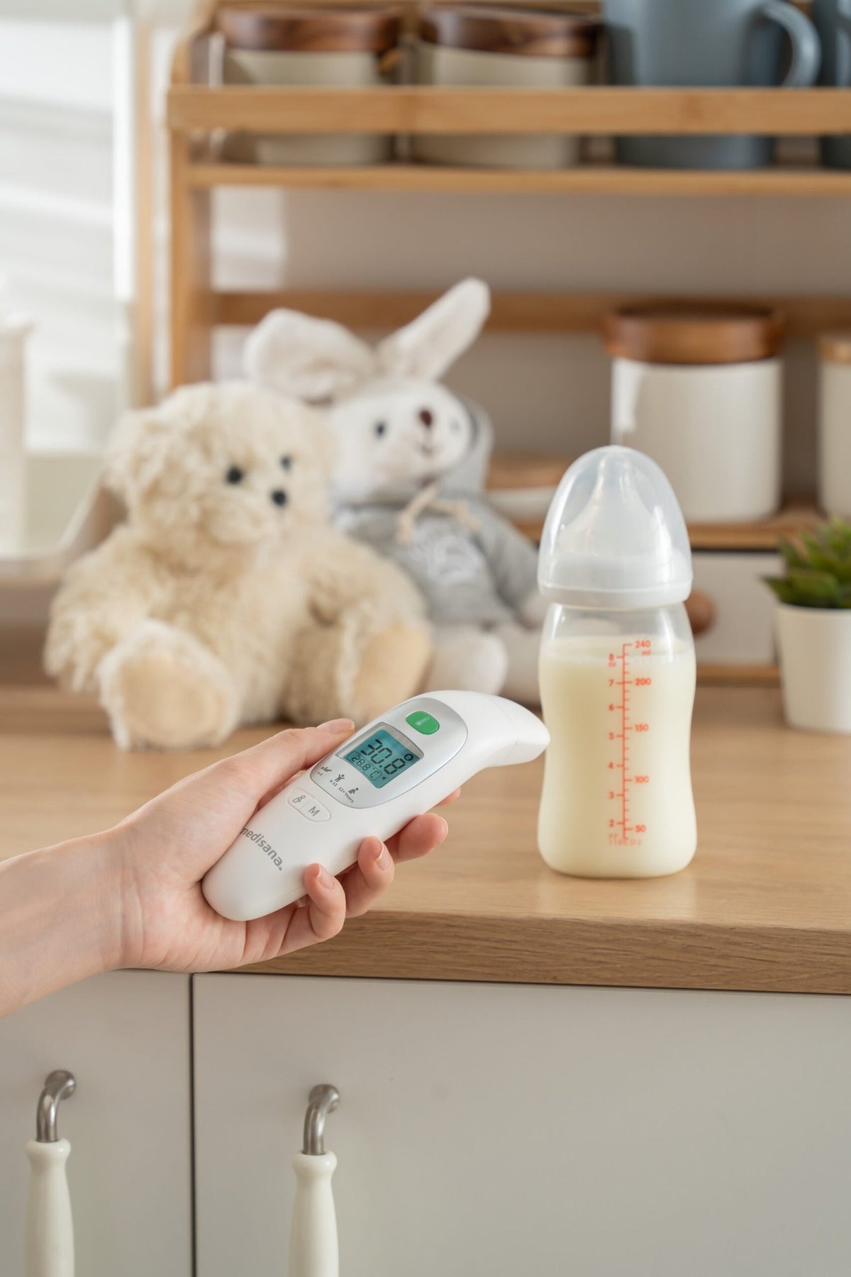 Medisana Infrared Thermometer, Non-Contact 4-in-1, Ear or Forehead