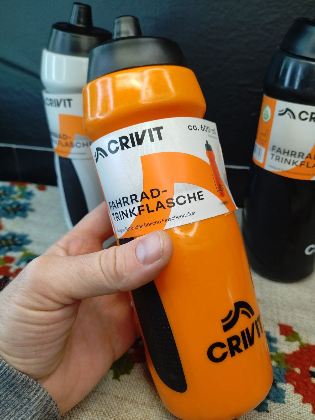CRIVIT 600 ml Water bottle - Orange