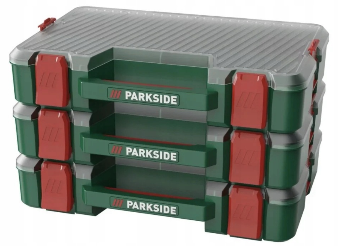 PARKSIDE® Interlocked Organizers, Set of 3