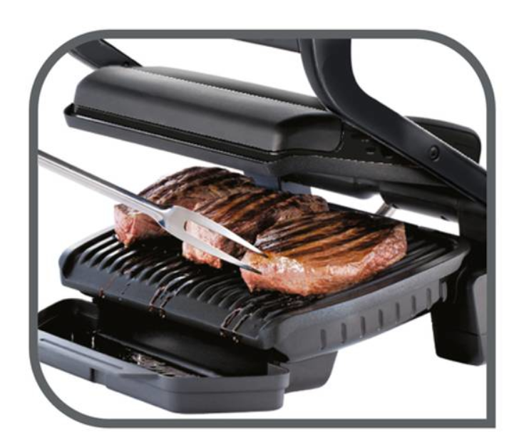 TEFAL GC712816 OptiGrill 2000W Electric Grill Black