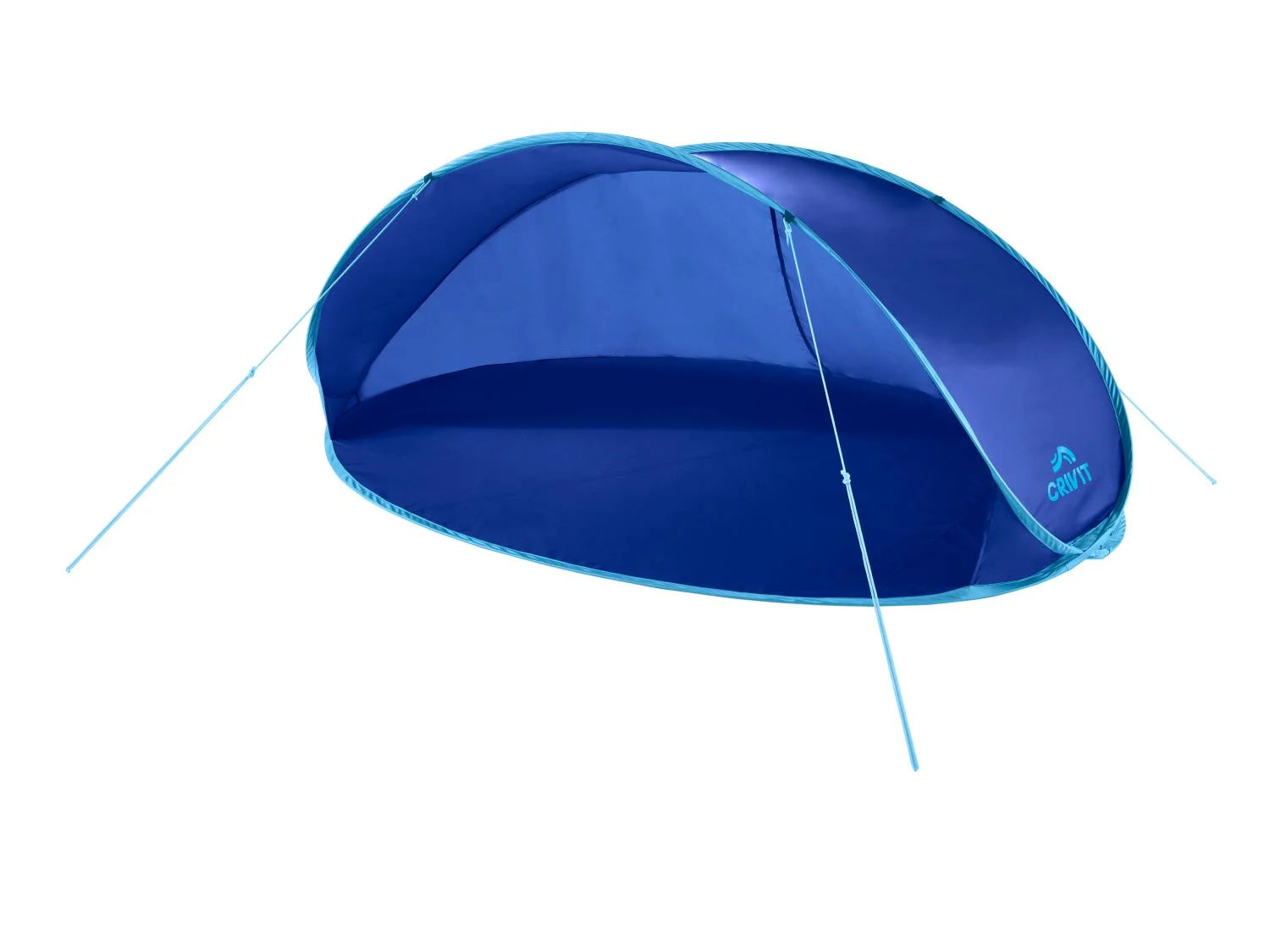 CRIVIT pop up beach tent blue UV 30 with bag