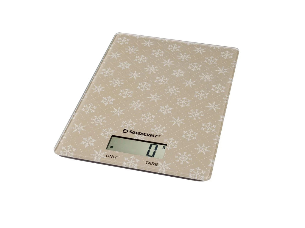 SILVERCREST® Digital kitchen scale - Snow pattern