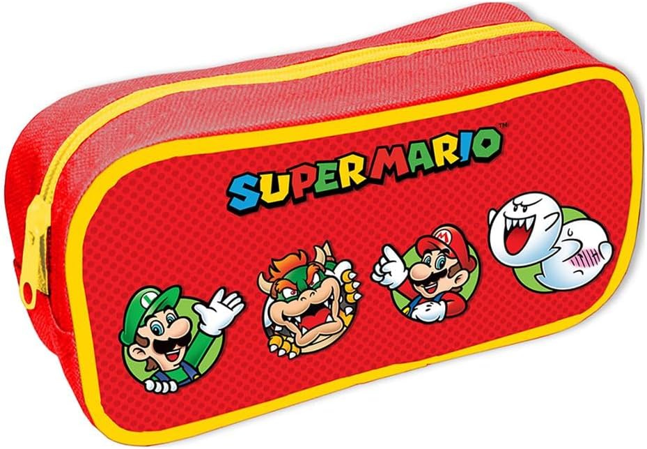 Official Nintendo Super Mario Characters Rectangle Pencil Case