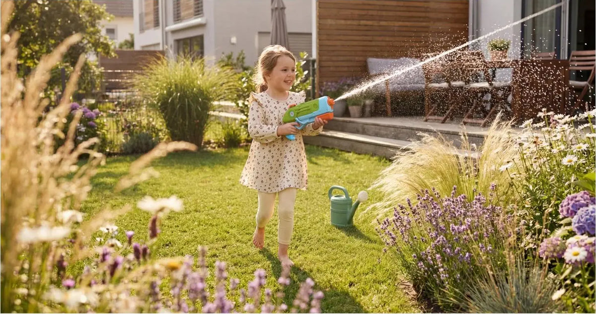PLAYTIVE XXL Thunder Water Gun, 850 ml, 9 m range