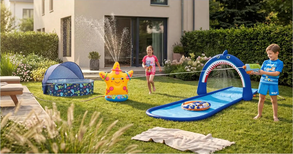 PLAYTIVE XXL Thunder Water Gun, 850 ml, 9 m range