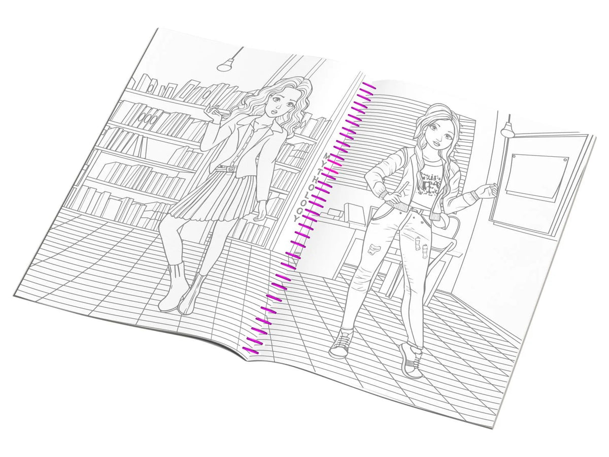 Forever Girlie creative coloring book