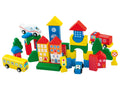 LUPILU Wooden Building blocks Set in a Bucket