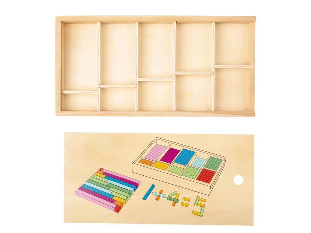 LUPILU Montessori Wooden Sticks for Learning Counting - 151 pcs