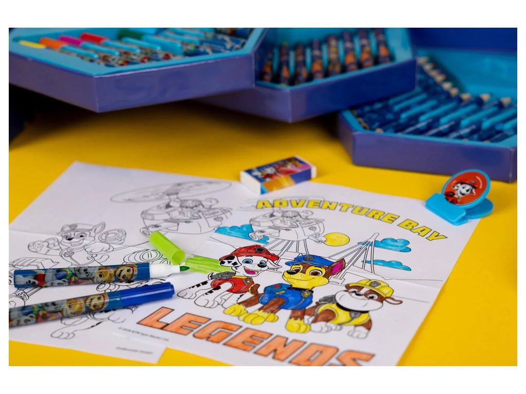 Paw Patrol Hexagon coloring case, 41 pieces