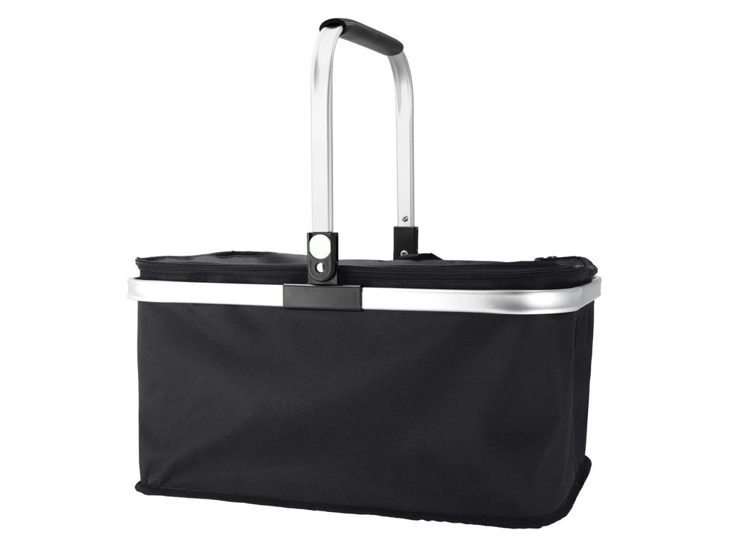 Kaufland Foldable Shopping/Picnic basket - BLACK