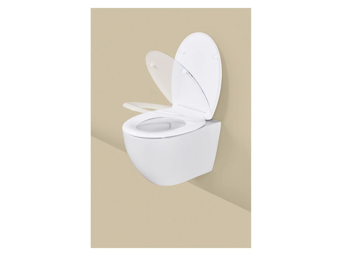 LIVARNO® Duroplast toilet seat - Stones Motif