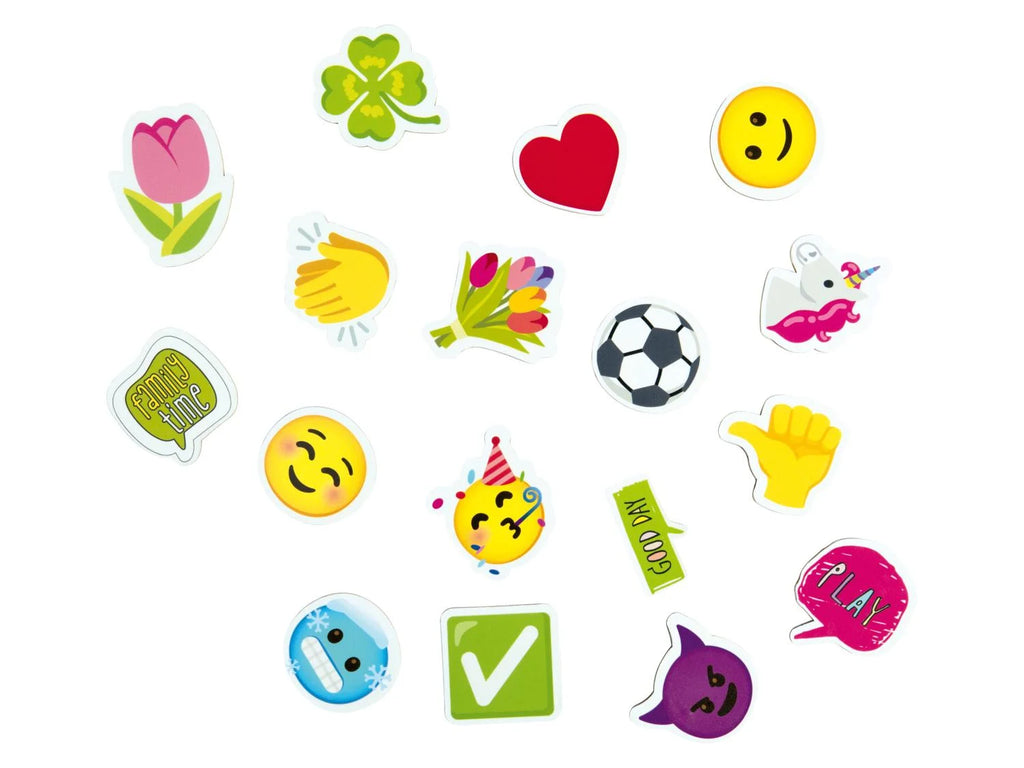 LUPILU® Magnet Set Emoticons, 85 pieces
