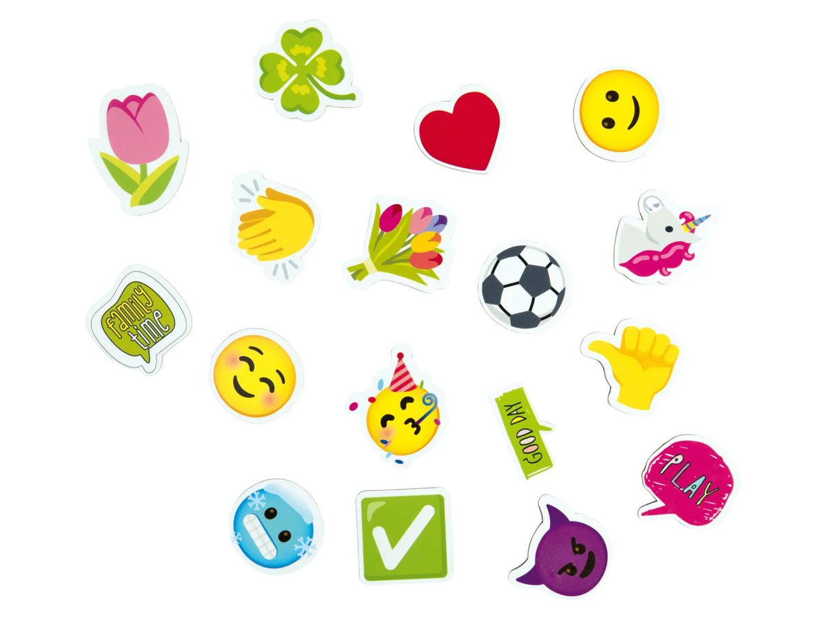 LUPILU® Magnet Set Emoticons, 85 pieces