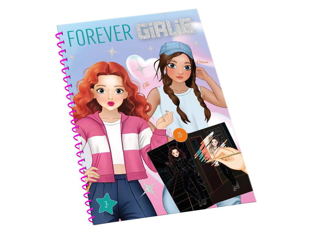 Forever Girlie creative scratch book