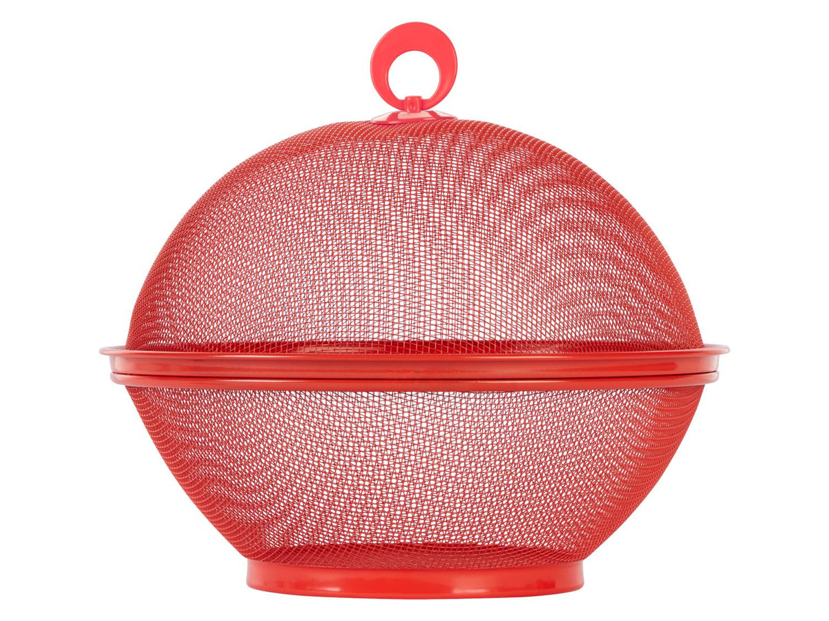 Livarno Wire Mesh Fruit Basket with Lid 27 x 21 CM