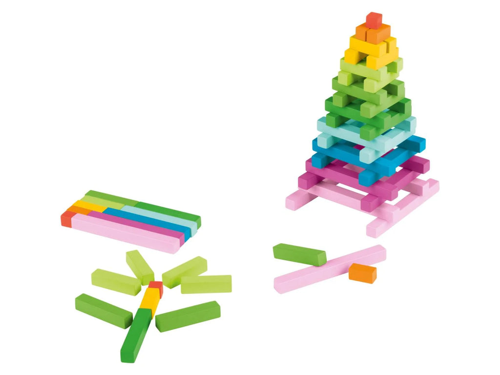 LUPILU Montessori Wooden Sticks for Learning Counting - 151 pcs