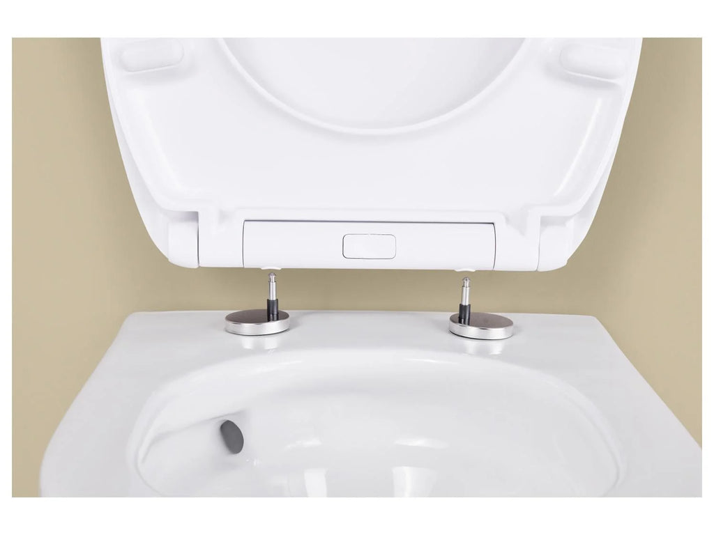 LIVARNO® Duroplast toilet seat - Stones Motif