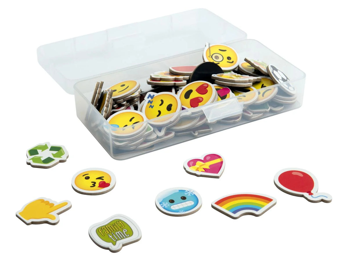 LUPILU® Magnet Set Emoticons, 85 pieces