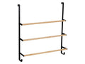 WENKO Towel ladder for the door - BLACK