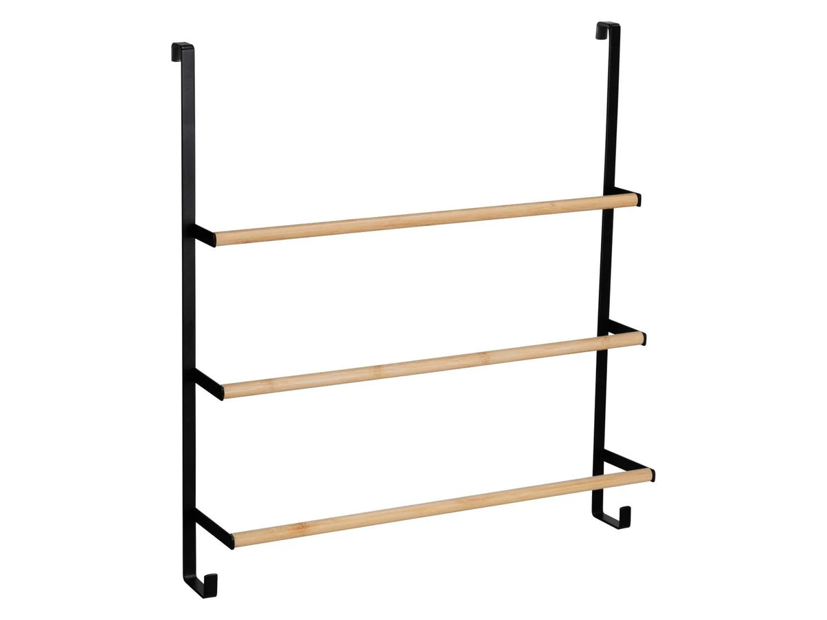 WENKO Towel ladder for the door - BLACK