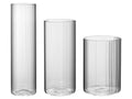 LIVARNO® Vase set (with ribs), 3 pieces