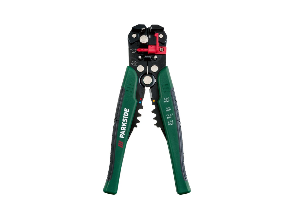 PARKSIDE® Automatic wire stripping and crimping pliers set, with 3-in-1 function.