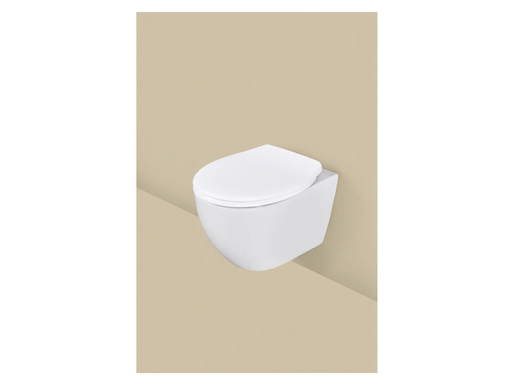 LIVARNO® Duroplast toilet seat - Family (two lids) - White