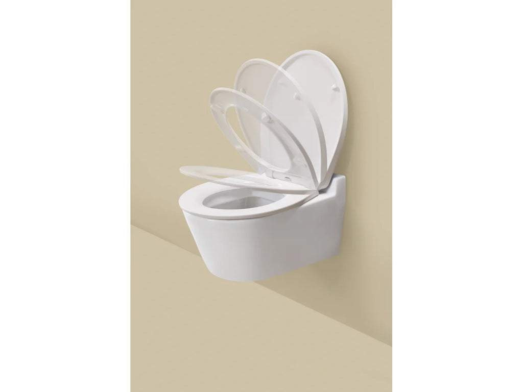 LIVARNO® Duroplast Toilet seat - Flowers Motif