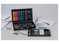 CRELANDO® Painter's Wood Suitcase Set, 81 pieces