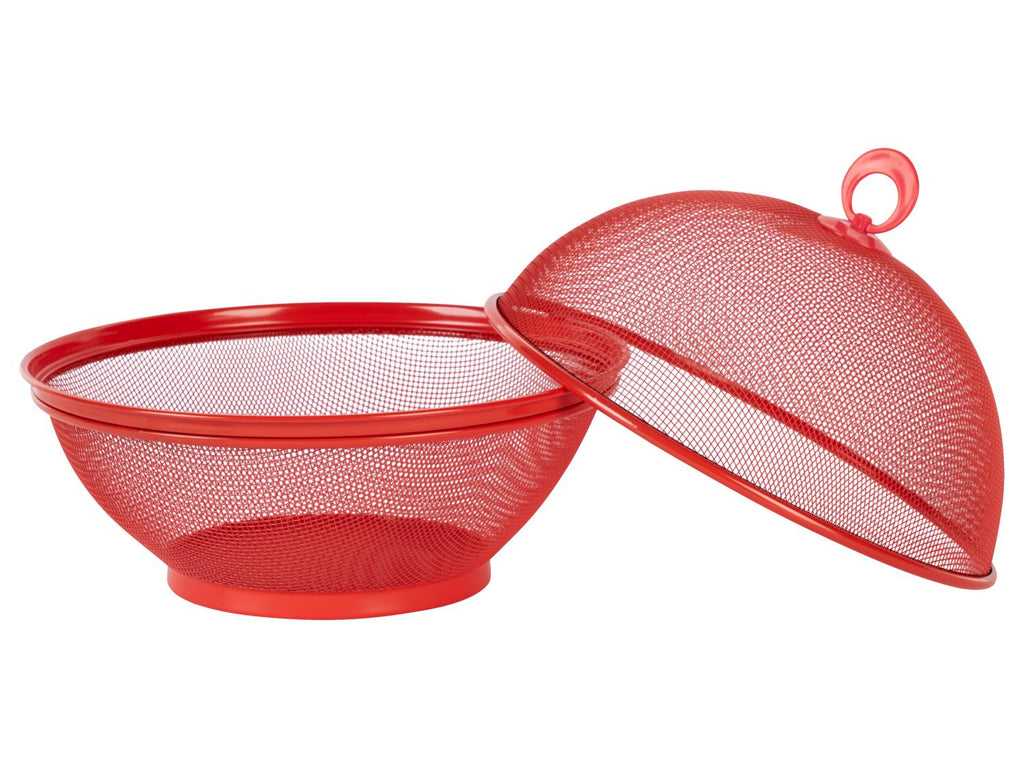 Livarno Wire Mesh Fruit Basket with Lid 27 x 21 CM