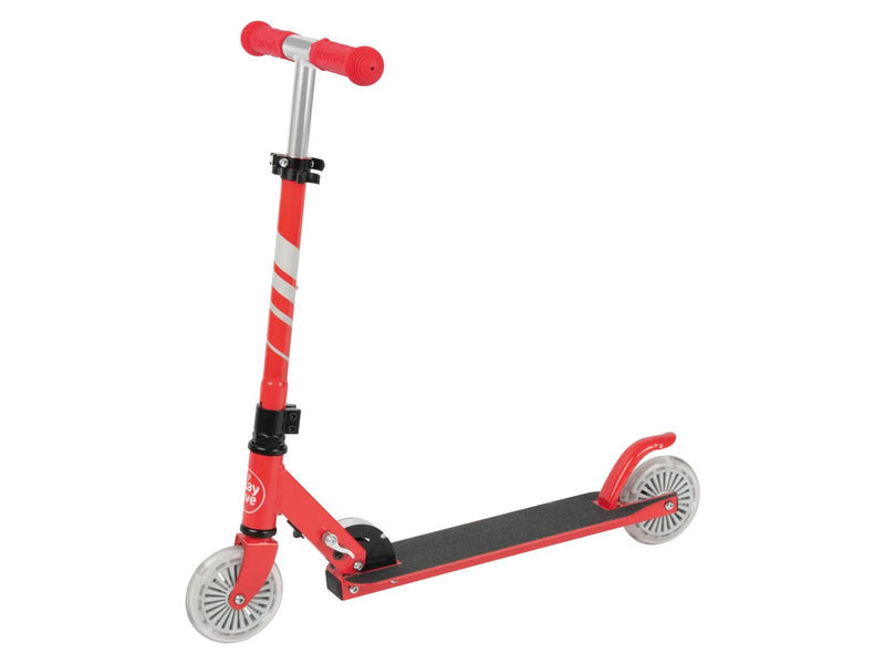 PLAYTIVE Scooter with LED wheels - RED