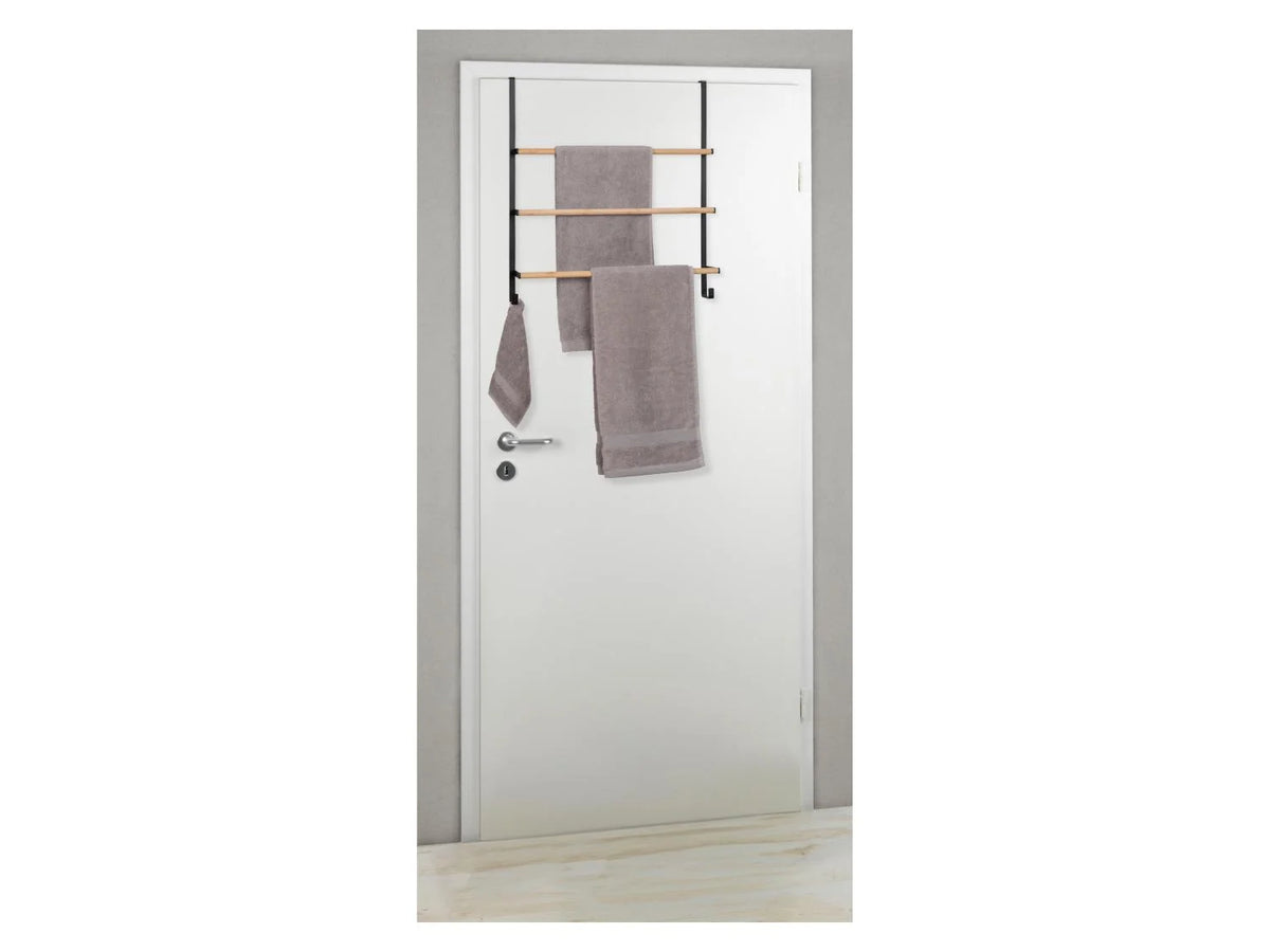 WENKO Towel ladder for the door - BLACK