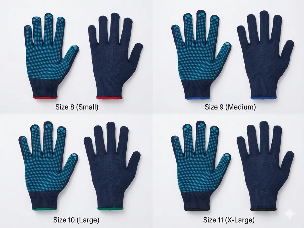 PARKSIDE PROTECTIVE WORK GLOVES 2 PAIRS (Sizes small to X large)