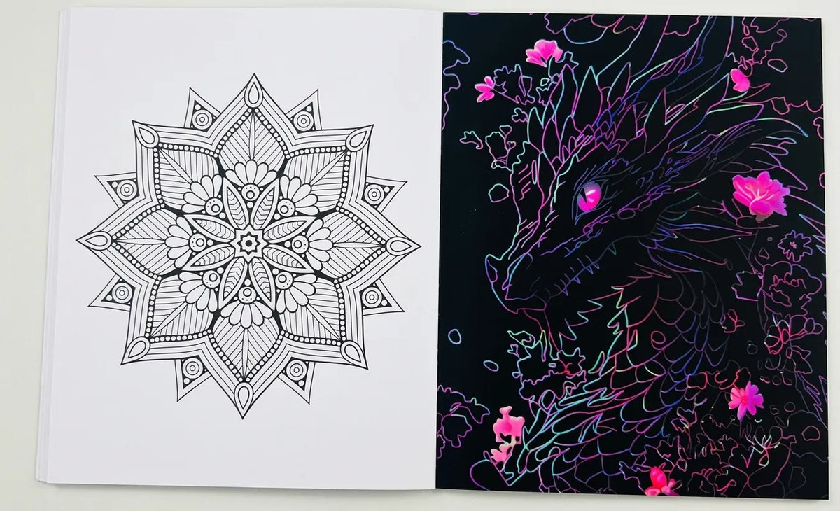 CRELANDO Scratch Book - Mythical Creatures