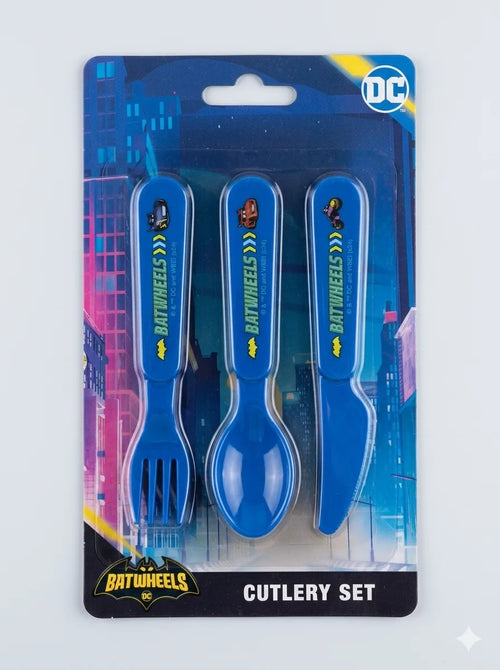 Licensed Character Children’s Cutlery Set – Fork, Spoon & Knife