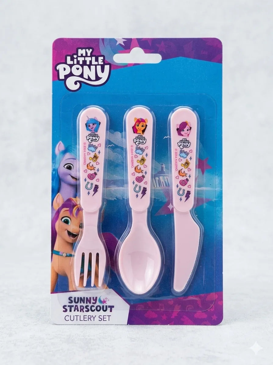 Licensed Character Children’s Cutlery Set – Fork, Spoon & Knife