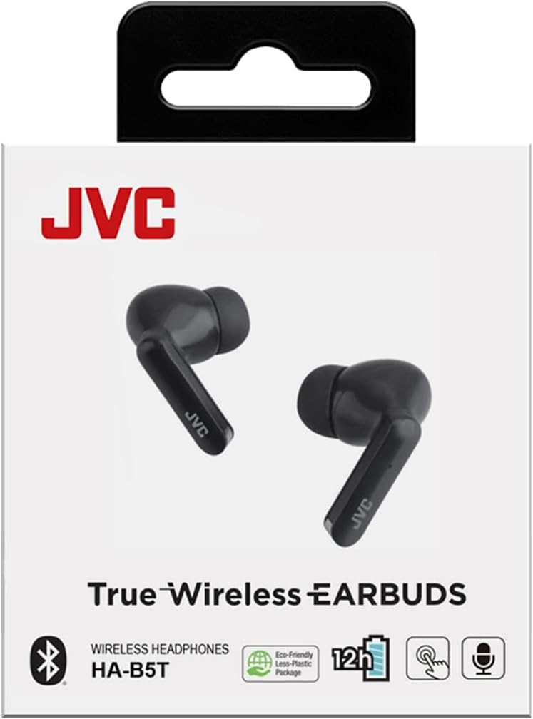 JVC Japan HA-B5T True Wireless Bluetooth Earbuds, 12 hours battery (Black) — image 3