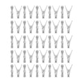 LIVARNO Home High Quality Compact XXL Clothespins, 50 pieces